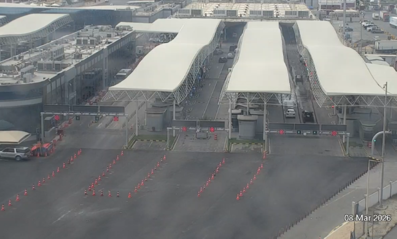 عاجل:-حركة-انسيابية-عبر-جسر-الملك-فهد.-و7-دقائق-زمن-العبور