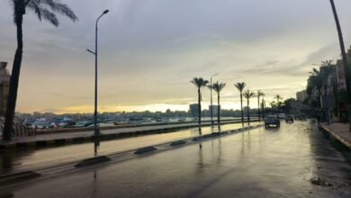 عاجل-|-تبدأ-1-صباحًا.-إنذار-أحمر-من-أمطار-غزيرة-على-الشرقية