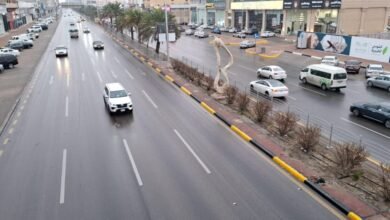 طقس-الشرقية.-أمطار-متباينة-الشدة-على-محافظة-الأحساء