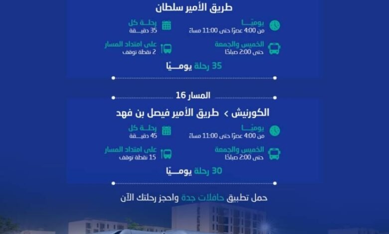 إطلاق-مسارين-جديدين-لحافلات-جدة-ثاني-أيام-العيد