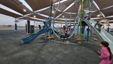 شاهد|-“دانة-الرامس”-تتحول-إلى-وجهة-ترفيهية-ورياضية-للأهالي-خلال-العيد