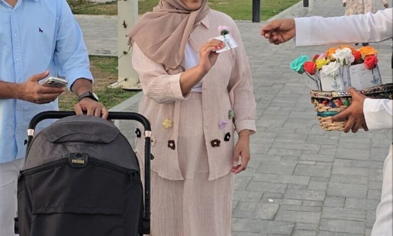 «جينا-نسعدكم».-مبادرة-تنثر-الورود-وتزرع-بهجة-العيد-بالدمام