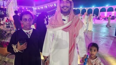 صور|-احتفالات-عيد-الفطر-تجذب-العائلات-إلى-متنزه-العبير-برأس-تنورة