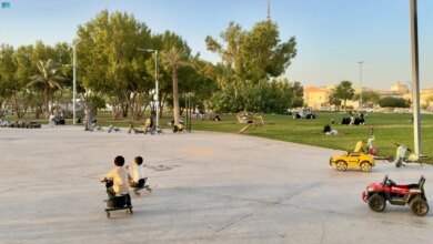 خلال-إجازة-العيد.-حدائق-القصيم-مساحات-مفتوحة-للتنزه-والاسترخاء