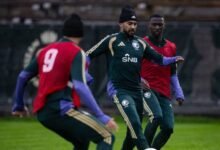 الأخضر-يختتم-تحضيراته-لمواجهة-صربيا