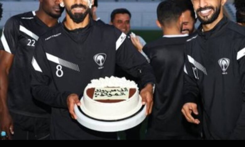 لاعب-هجر.-اليوسف-يحتفل-بمولودة-الجديد