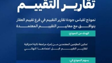 تقييم-تُطلق-نموذج-قياس-جودة-تقارير-تقييم-العقار
