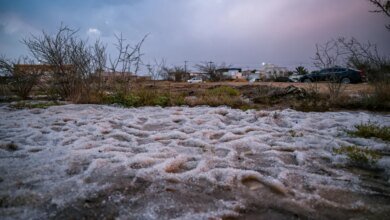 شاهد|-زخّات-المطر-والبَرَد-ترسم-لوحات-بانورامية-مميزة-في-الباحة