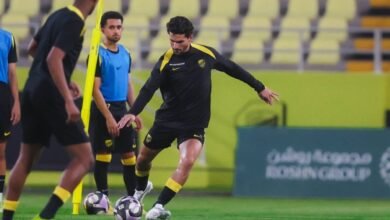 الاتحاد-يستأنف-تدريباته.-وفحص-طبي-لنصيري