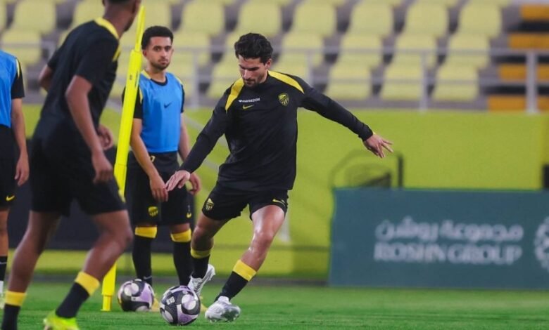 الاتحاد-يستأنف-تدريباته.-وفحص-طبي-لنصيري