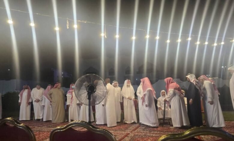 أسرتا-فلمبان-والنَّجار-يَتلقون-التَّعازي-في-فَقيدهم-المهندس-جمال