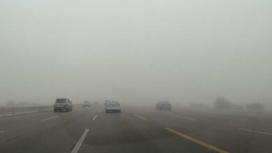 الإنذاران-الأحمر-والبرتقالي-بالشرقية.-سيول-وانعدام-للرؤية-السبت