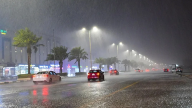 طقس-الصباح-الباكر.-ضباب-وأمطار-متوسطة-على-المنطقة-الشرقية