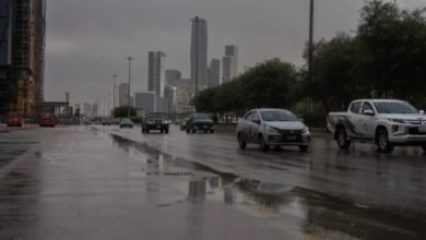 طقس-الصباح-الباكر.-أمطار-متوسطة-ورياح-على-أجزاء-من-الشرقية