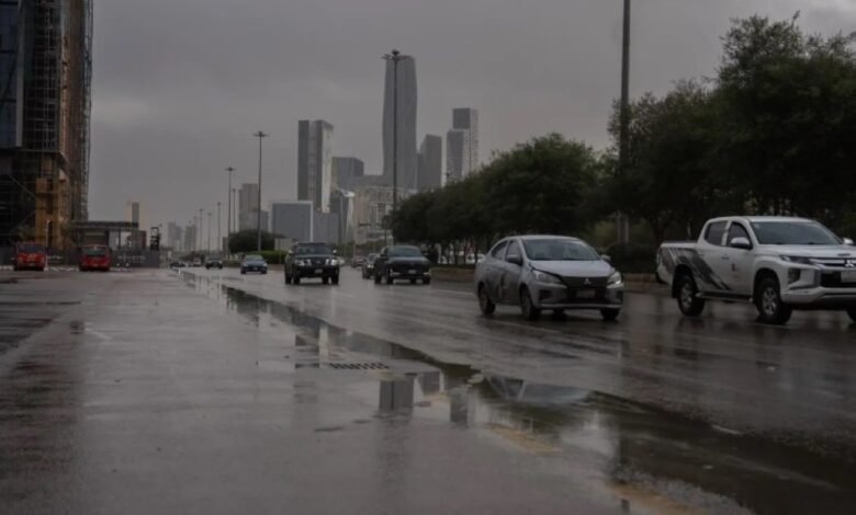 طقس-الصباح-الباكر.-أمطار-متوسطة-ورياح-على-أجزاء-من-الشرقية