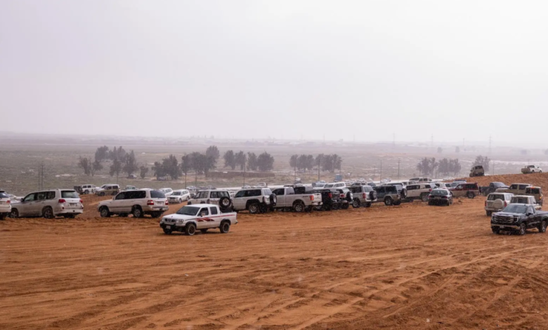 زخات-المطر-ترسم-مناظر-ساحرة-في-القصيم-وتحفز-الأهالي-للخروج-إلى-المتنزهات