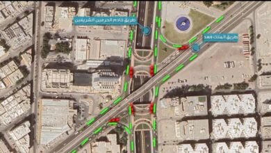 الجمعة.-إغلاق-جزئي-بدوار-خادم-الحرمين-بالخُبر-لأعمال-الصيانة