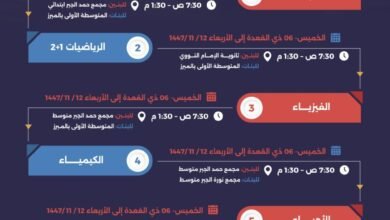 تعليم-الأحساء.-جدول-زمني-لاختيار-المرحلة-الثالثة-لأولمبياد-نسمو