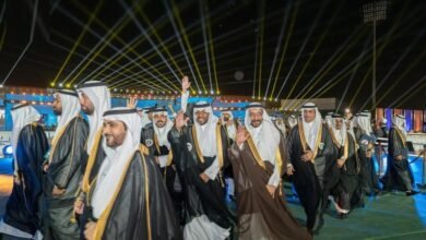 نيابة-عن-أمير-الشرقية.-محافظ-الأحساء-يرعى-حفل-تخريج-الدفعة-47-من-جامعة-الملك-فيصل