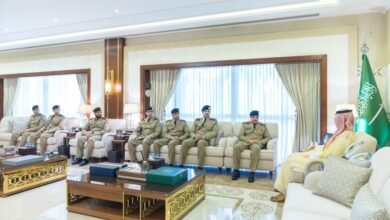 نائب-أمير-الشرقية-يستقبل-قائد-قوة-أمن-المنشآت-ويطّلع-على-جهودهم