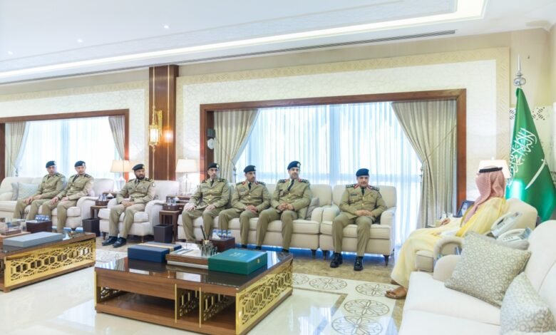نائب-أمير-الشرقية-يستقبل-قائد-قوة-أمن-المنشآت-ويطّلع-على-جهودهم
