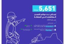 الإحصاء:-ارتفاع-عدد-مواقع-التمعدن-المكتشفة-في-المملكة-إلى-(5,651)-موقعًا