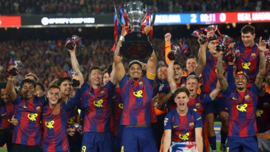 برشلونة-يحسم-لقب-الدوري-الإسباني-بعد-تغلبه-على-ريال-مدريد-بثنائية