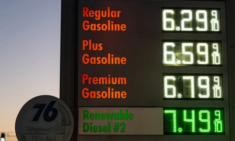  أسعار-البنزين-تتجاوز-4-دولارات-في-جميع-الولايات-الأمريكية-مع-استمرار-تداعيات-الحرب-مع-إيران
