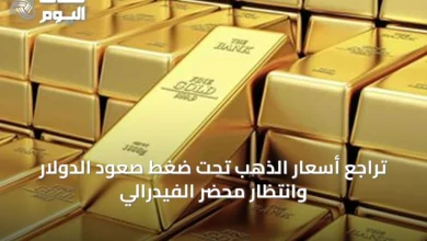 تراجع-أسعار-الذهب-تحت-ضغط-صعود-الدولار-وانتظار-محضر-الفيدرالي