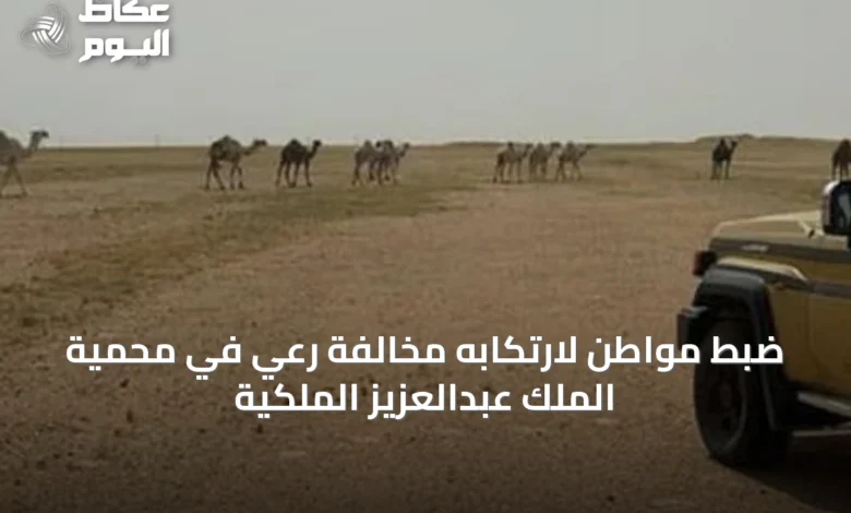 ضبط-مواطن-لارتكابه-مخالفة-رعي-في-محمية-الملك-عبدالعزيز-الملكية
