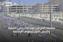 مناسك-الحج-في-يوم-النحر:-رمي-الجمرة-والتحلل-الأول-وطواف-الإفاضة