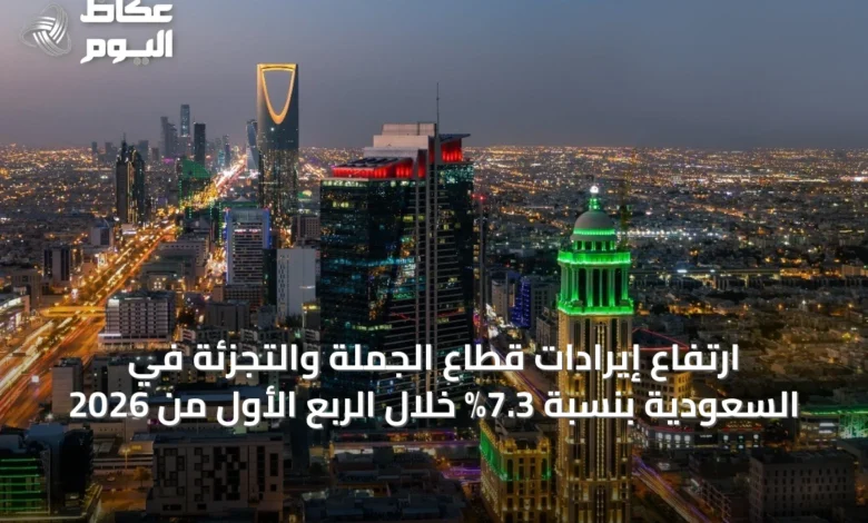 ارتفاع-إيرادات-قطاع-الجملة-والتجزئة-في-السعودية-بنسبة-7.3%-خلال-الربع-الأول-من-2026