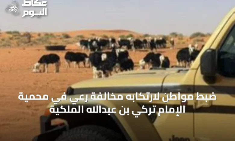 ضبط-مواطن-لارتكابه-مخالفة-رعي-في-محمية-الإمام-تركي-بن-عبدالله-الملكية
