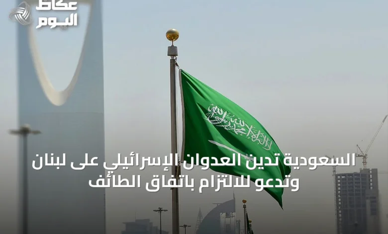 السعودية-تدين-العدوان-الإسرائيلي-على-لبنان-وتدعو-للالتزام-باتفاق-الطائف