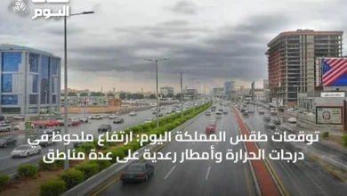 توقعات-طقس-المملكة-اليوم:-ارتفاع-ملحوظ-في-درجات-الحرارة-وأمطار-رعدية-على-عدة-مناطق