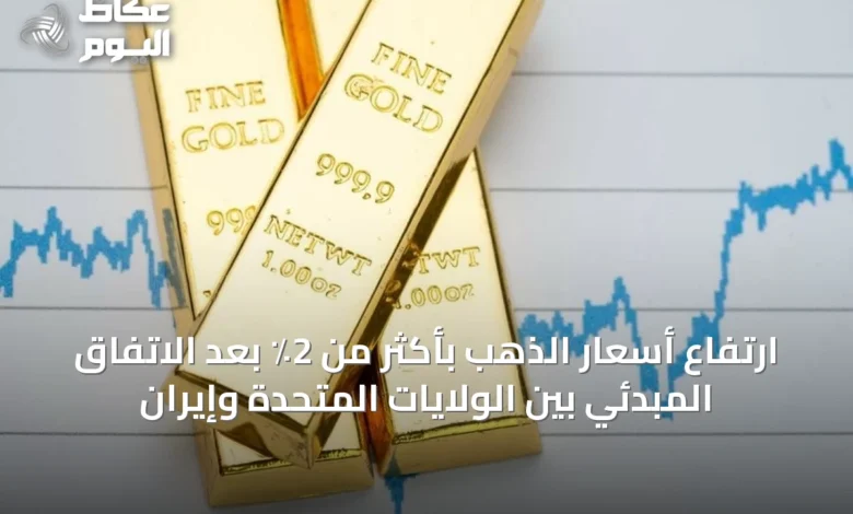 ارتفاع-أسعار-الذهب-بأكثر-من-2٪-بعد-الاتفاق-المبدئي-بين-الولايات-المتحدة-وإيران