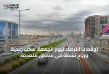 توقعات-الأرصاد-ليوم-الجمعة:-سحب-رعدية-ورياح-نشطة-في-مناطق-متعددة