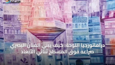 دراماتورجيا-اللوحة:-كيف-يبني-الفنان-البصري-صراعه-فوق-المسطح-ثنائي-الأبعاد