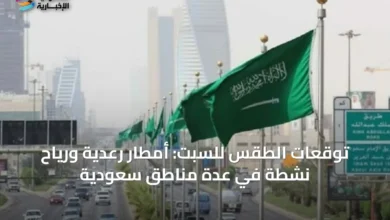 توقعات-الطقس-للسبت:-أمطار-رعدية-ورياح-نشطة-في-عدة-مناطق-سعودية