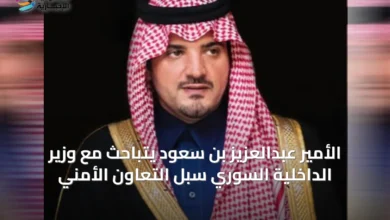 الأمير-عبدالعزيز-بن-سعود-يتباحث-مع-وزير-الداخلية-السوري-سبل-التعاون-الأمني