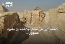 كشف-أثري-في-سقارة-يكشف-عن-مقبرة-مسؤول-قديم-وأدوات-طقوسية